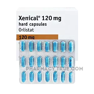 Package of Orlistat medication